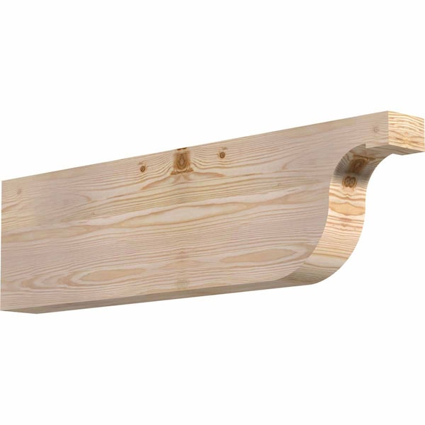Ekena Millwork Del Monte Smooth Rafter Tail, Douglas Fir, 3 1/2"W x 10"H x 36"L RFT04X10X36DEL00SDF - main